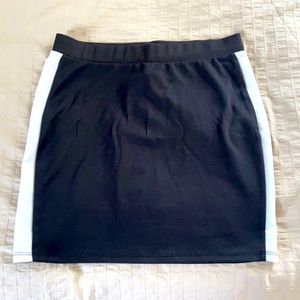 Forever21, black, pencil skirt.